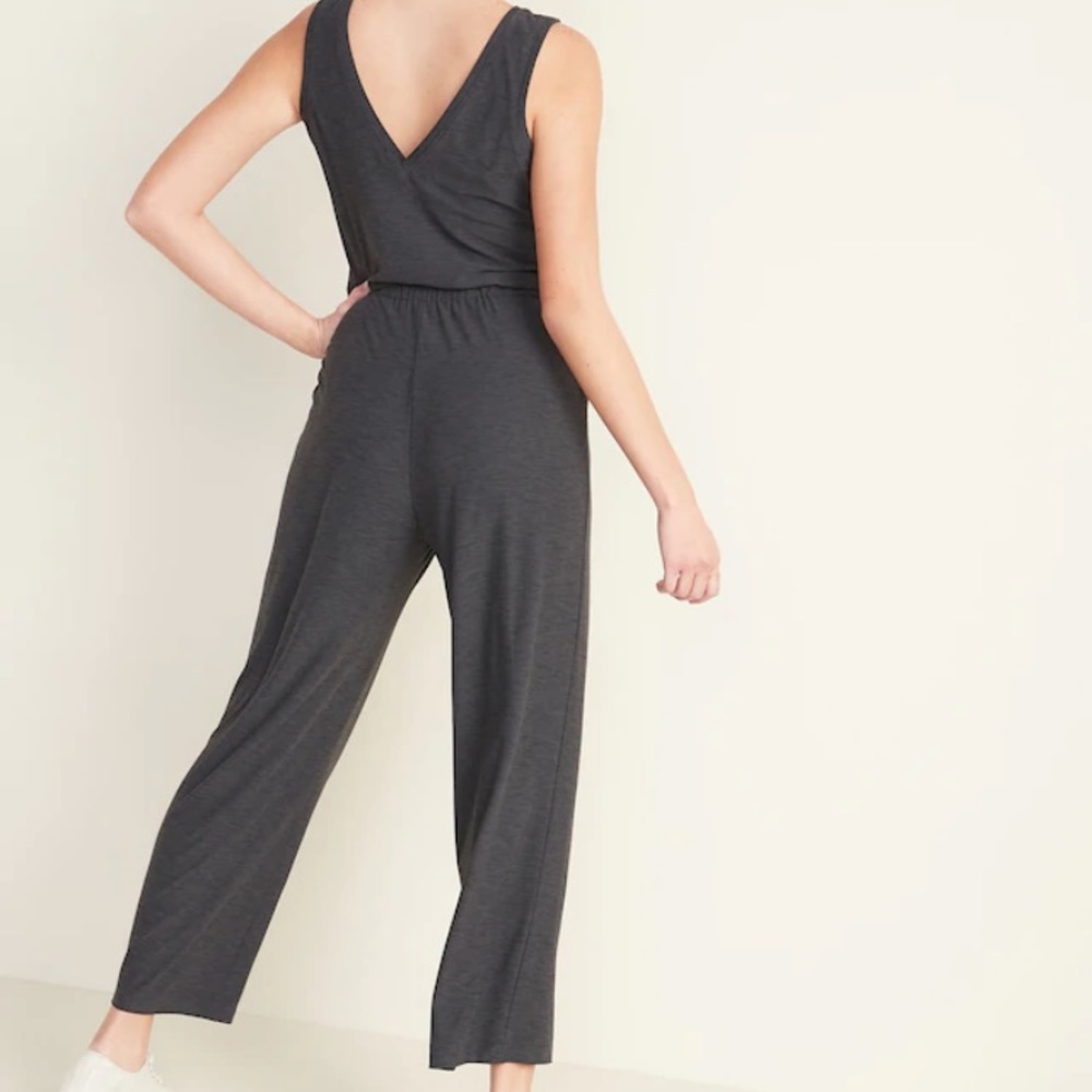 Breathe ON V-Neck Wide-Leg Jumpsuit for Women